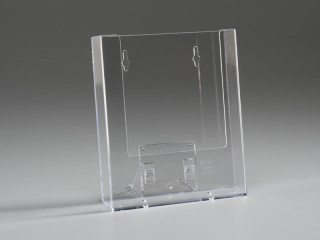 Taymar Wall Mount Brochure Holder - 3 Compartments For 1/3 A4 Flyers, Transparent Polystyrene - View #9