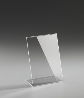 Plakataufsteller "L" A5 hoch 2mm Acryl glasklar