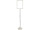 Bodenplakatständer weiss 100-170cm hoch DIN A3 Fussplatte weiss rund Ø255mm