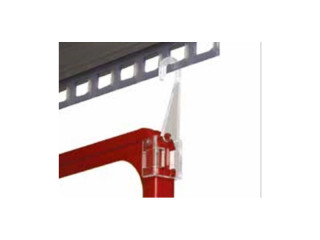 Rahmenaufhänger Acryl 2 St. für Plakatrahmen 53606... für max. Ø6mm,Haken 5cm lang