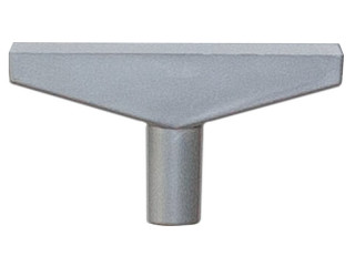T-Stück silber 90mm für Plakatrahmen