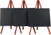 Staffelei "Mini" 3er Set Mahagoni 24 x 11,5cm