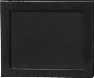 Schieferlacktafel Woody 20x24cm Holzrahmen schwarz inkl. Kreidemarker weiss
