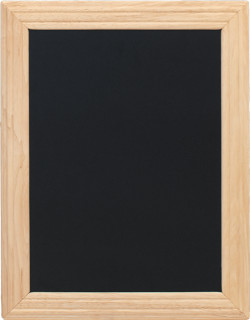 Schieferlacktafel Universal 37x47cm Holzrahmen natur beidseitig verwendbar