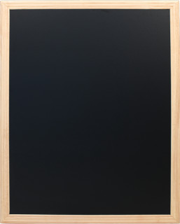 Schieferlacktafel Universal 76.5 x 96.5cm Holzrahmen natur beidseitig verwendbar