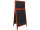Strassenständer DELUXE DUPLO-TOP Mahagoni 120x55cm