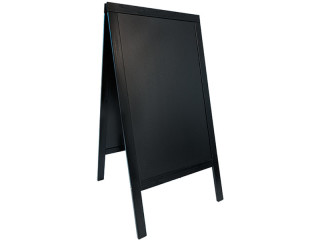 Strassenständer WOODY SANDWICH schwarz 120 x 70cm