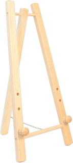 Staffelei natur klein 65cm hoch Holz für Tafeln unter 60cm