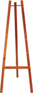 Staffelei mahagoni gross 165cm hoch Holz für Tafeln über 60cm