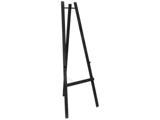 Staffelei schwarz gross 165cm hoch Holz für Tafeln über 60cm