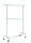 Konfektionsständer B 143cm, H 200cm, Zwischenstange 110cm, mit 80mm Rollen, seitlich je 40cm ausziehbar