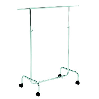 Konfektionsständer 83cm B 110-180cm mit 50mm Rollen seitlich je 35cm ausziehbar
