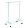 Konfektionsständer 83cm B 110-180cm mit 50mm Rollen seitlich je 35cm ausziehbar