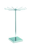 Schmuckständer chrom 47cm hoch x 33cm D 12 Haken...