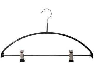 Kombibügel 40/PK schwarz 40cm lang drehbarer Haken rutschfest beschichtet