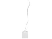 Hängeetikette weiss m. Faden ca. 15 x 24mm 1000...