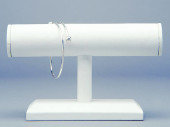 Armbandständer weiss 13 x 19 x Ø 4cm Kunstleder