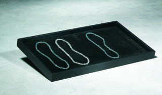 Präsentationstablett schwarz 21x37cm x 2.5cm hoch