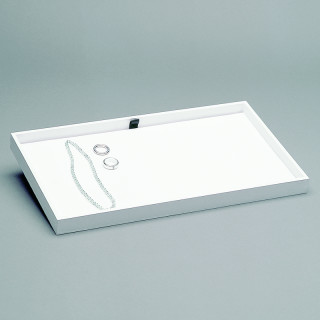 Präsentationstablett weiss 21x37cm x 2.5cm hoch