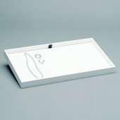 Präsentationstablett weiss 21x37cm x 2.5cm hoch