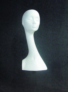 Damenkopf Dana weiss 55cm hoch Styropor