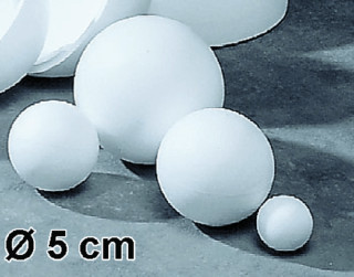 Styropor-Kugel weiss Ø 5cm