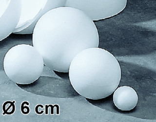 Styropor-Kugel weiss Ø 6cm