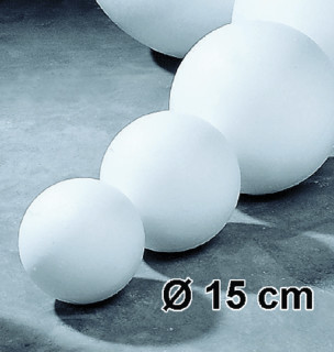 Styropor-Kugel weiss Ø 15cm