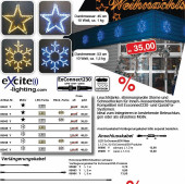 LED ExConnect230 Snowflake warmweiss blink, Ø 53cm, 10W
