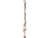 Perlengirlande Glitter gold 180cm lang Kunststoff