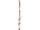 Perlengirlande Glitter gold 180cm lang Kunststoff