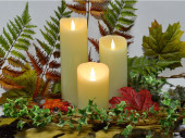 LED wax candle "Verum" var. sizes