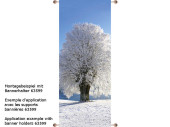 Textilbanner Winterbaum 75 x 180cm