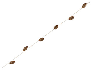 Dekokette Rosthänger "Blätter" 120cm