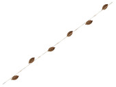 Dekokette Rosthänger "Blätter" 120cm