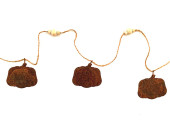 Dekokette Rosthänger "Kürbisse" 120cm