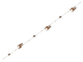 decorative rust-metal hanger reindeers 120cm