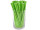 pailles à boire en papier 100 pièces vert uni