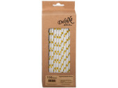 pailles à boire en papier 100 pièces...