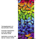 textile banner butterflies 75 x 180cm