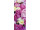 Textilbanner Pfingstrosen 75x180cm, rosa/weiss Schlauchnaht oben+unten