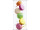 Textilbanner Macarons 75x180cm, bunt Schlauchnaht oben+unten