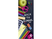 Textilbanner"Back to school" 75x180cm...