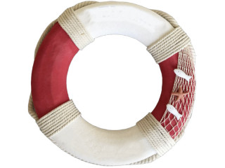 Rettungsring rot-weiss Dekor Ø 50cm, T 8cm, Polyfoam