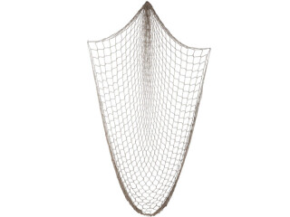 Fischernetz dick, natur, 150 x 200cm, Maschen 5 x 5cm, mit Muscheln geschmückt