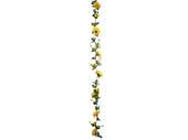 Gerberagirlande Heidi gelb/grün, 180cm Blüten...