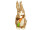 Hase Max mit Karotte stehend Styro/Stroh, 8 x 10 x H20cm