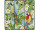 wooden sign "parrots/jungle" 39,5 x 39,5cm