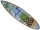 Surfbrett Ananas Beach bunt, 78 x 20 x 1.5 cm