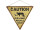 sign caution drunk people yellow/black, 40 x 35 x 0.5cm